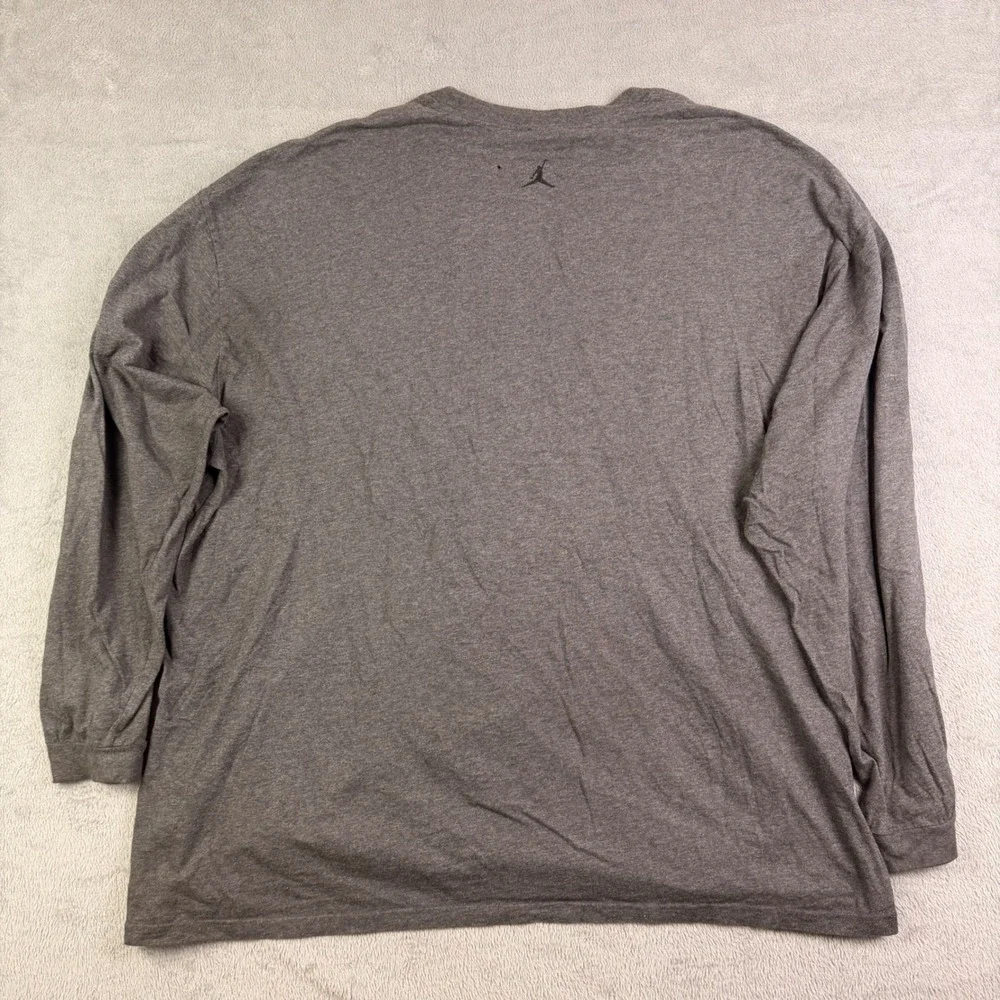 Nike Jordan Air Jordan 23 Long Sleeve Graphic T-Shirt Gray Men 3XL H5SGK 198399